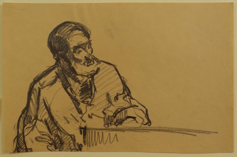 1925-1926 ca. - L'ultima cena  (studio di apostolo con seduto)